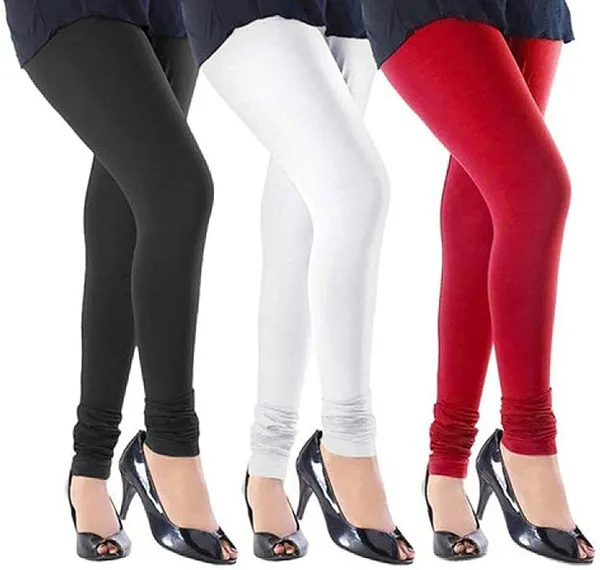 Black_&_White_&_Red_Silk_Blend_Solid_Casual_Ethnic_Wear_Leggings_For_Women_(Pack_Of_3)