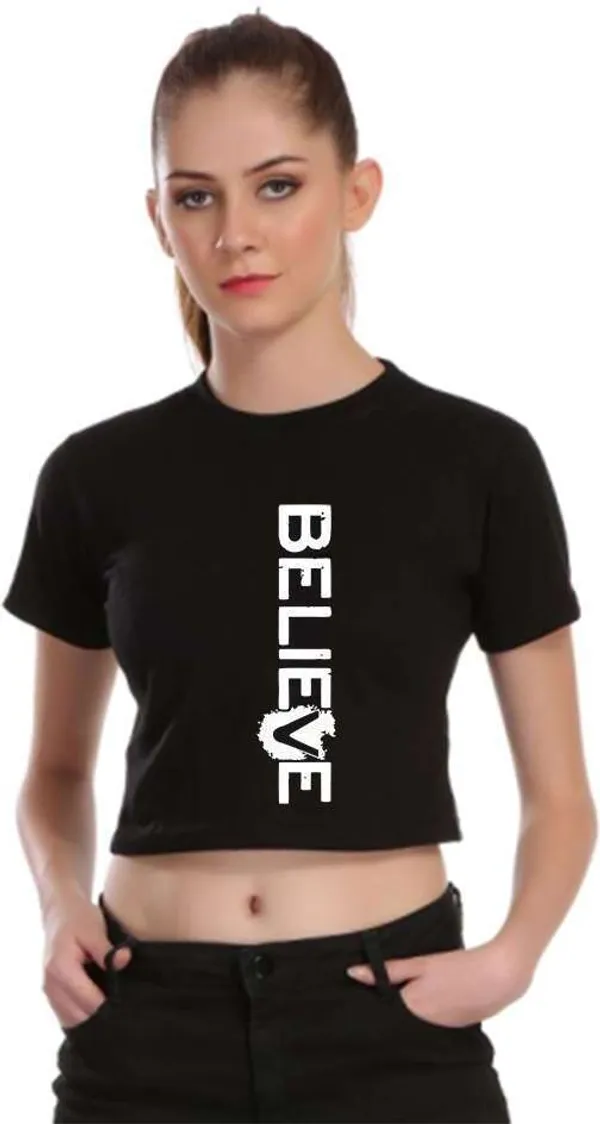 Black_Casual_Printed_Pure_Cotton_Crop_Top_For_Women
