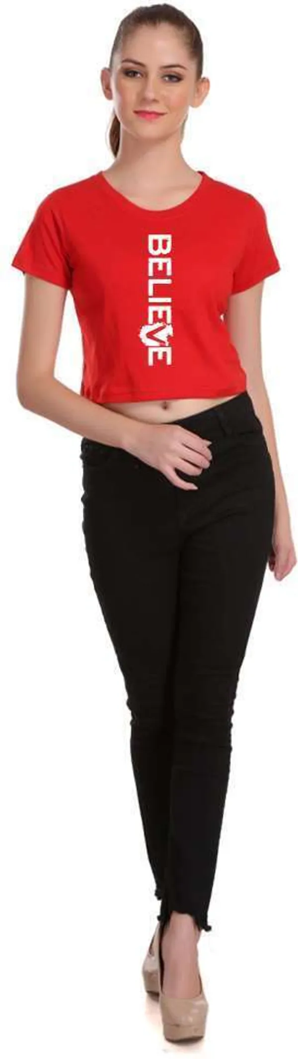 Red_Casual_Printed_Pure_Cotton_Crop_Top_For_Women