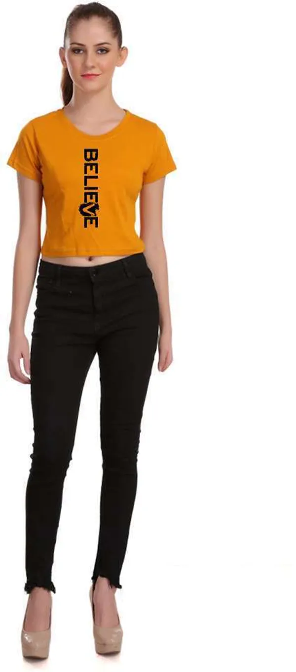 Yellow_Casual_Printed_Pure_Cotton_Crop_Top_For_Women