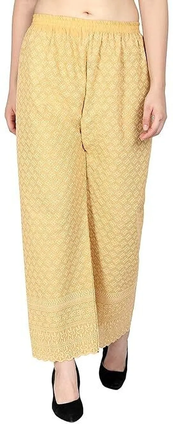 Beige_Regular_Casual_Cotton_Blend_Trouser_For_Women