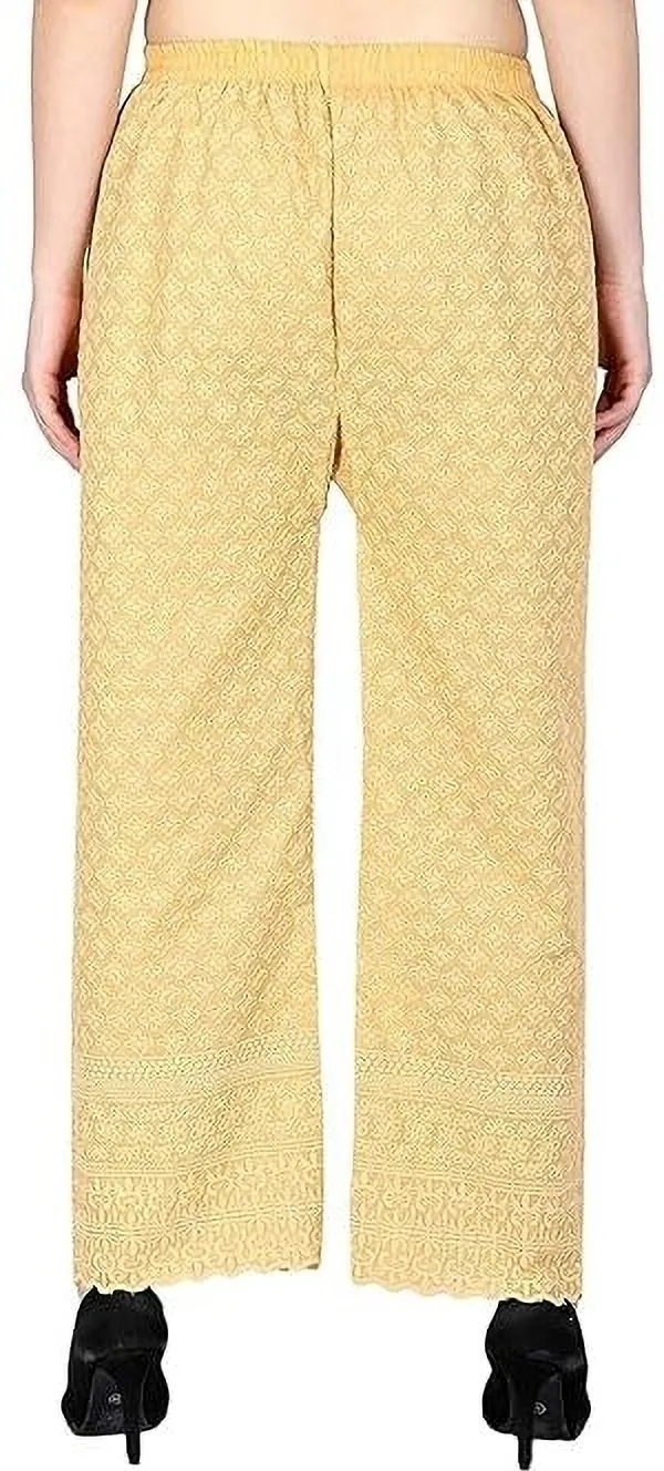 Beige_Regular_Casual_Cotton_Blend_Trouser_For_Women