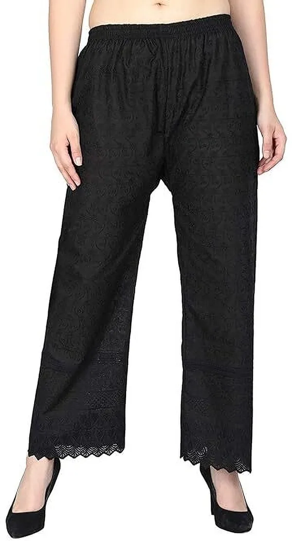 Black_Regular_Casual_Cotton_Blend_Trouser_For_Women