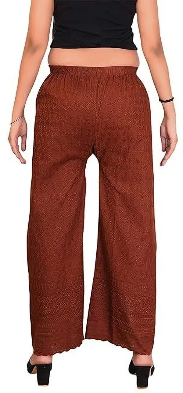 Brown_Regular_Casual_Cotton_Blend_Trouser_For_Women