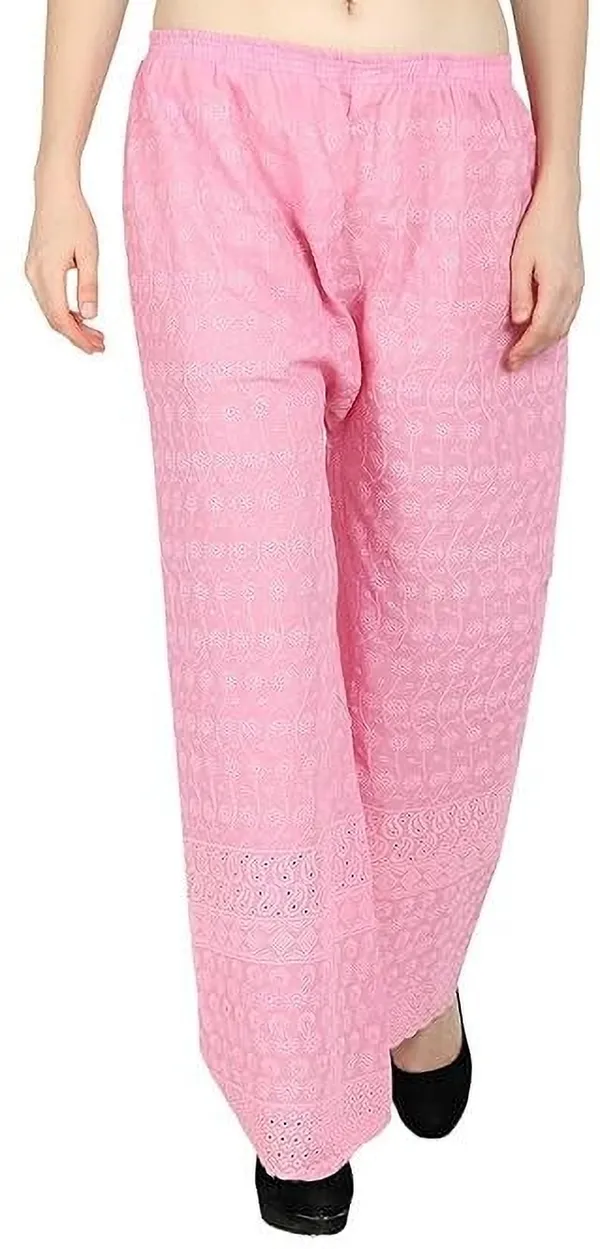 Pink_Regular_Casual_Cotton_Blend_Trouser_For_Women
