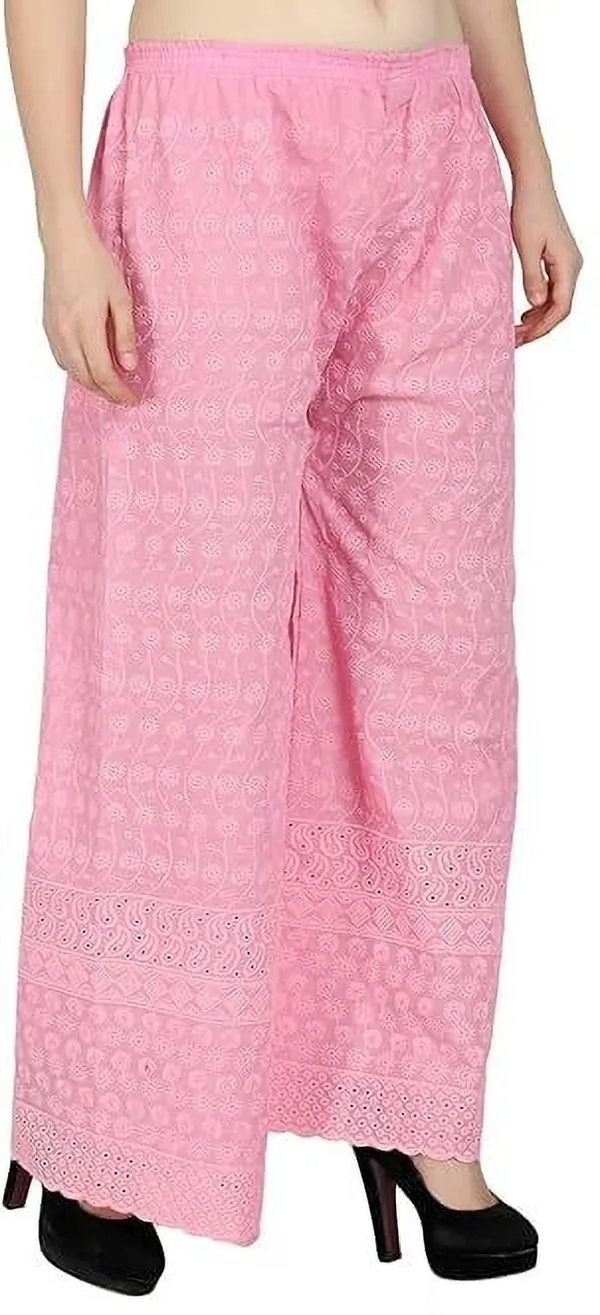 Pink_Regular_Casual_Cotton_Blend_Trouser_For_Women