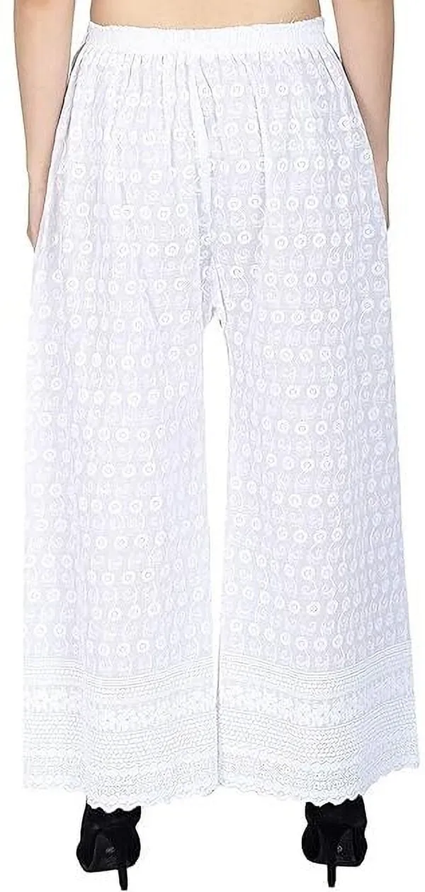 White_Regular_Casual_Cotton_Blend_Trouser_For_Women