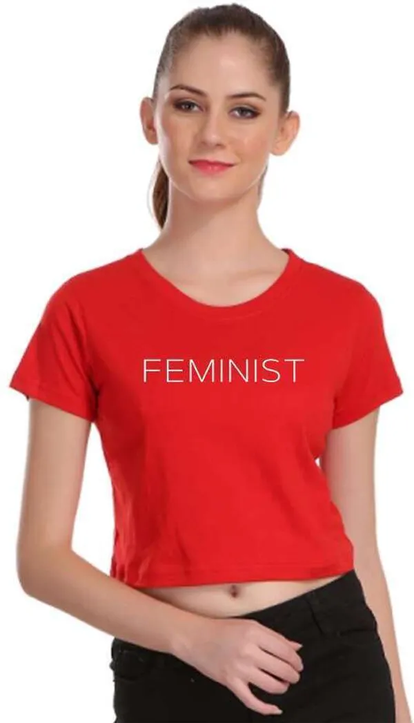 Red_Casual_Printed_Pure_Cotton_Crop_Top_For_Women
