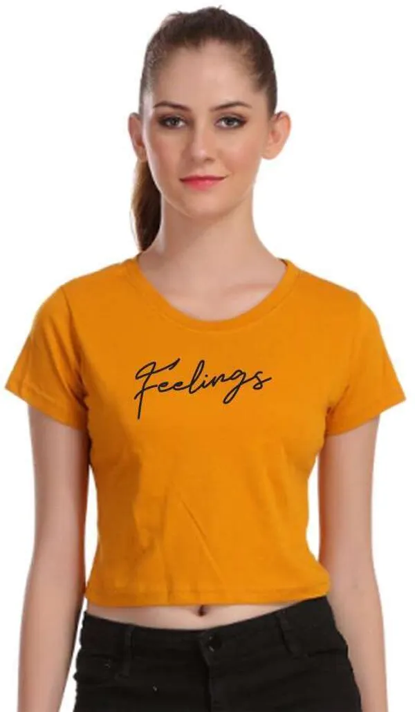 Orange_Casual_Printed_Pure_Cotton_Crop_Top_For_Women