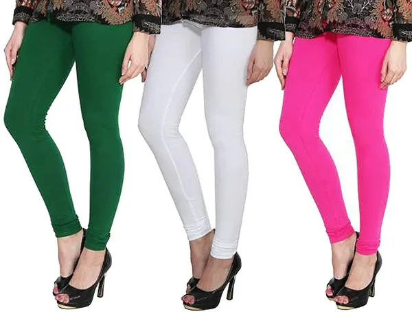 Multicolor_Silk_Blend_Solid_Casual_Ethnic_Wear_Leggings_For_Women_(Pack_Of_3)