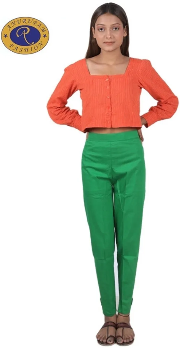 Green_Regular_Casual_Cotton_Blend_Trouser_For_Women