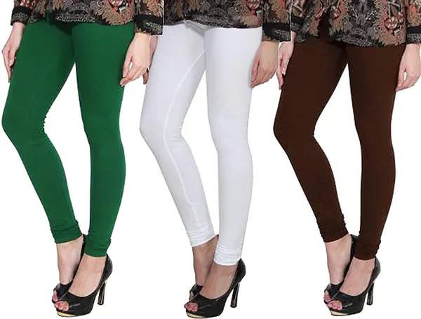 Multicolor_Silk_Blend_Solid_Casual_Ethnic_Wear_Leggings_For_Women_(Pack_Of_3)