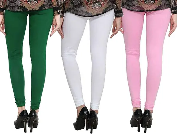 Multicolor_Silk_Blend_Solid_Casual_Ethnic_Wear_Leggings_For_Women_(Pack_Of_3)