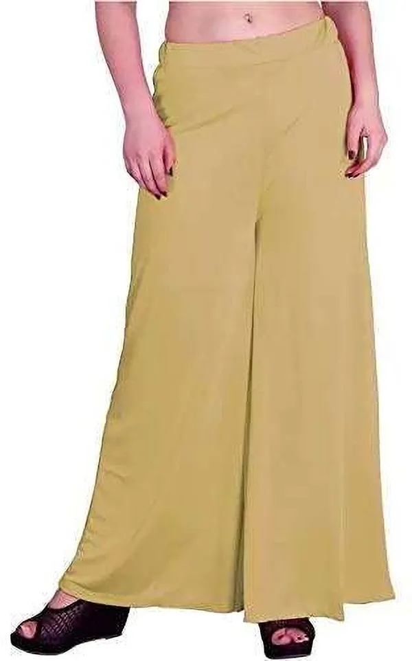 Beige_Regular_Casual_Lycra_Blend_Trouser_For_Women