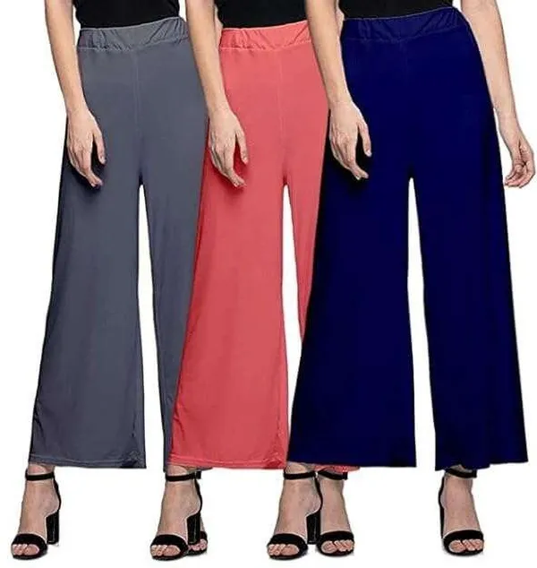 Grey_&_Pink_&_Blue_Regular_Casual_Lycra_Blend_Trouser_For_Women