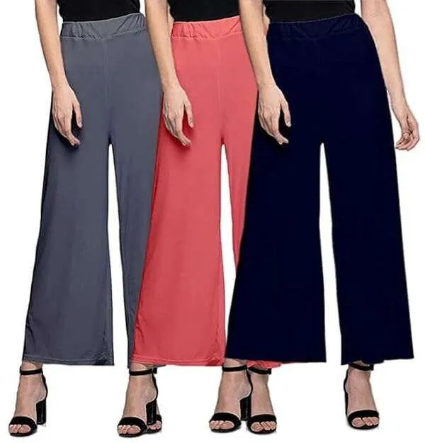 Grey_&_Pink_&_Dark_Blue_Regular_Casual_Lycra_Blend_Trouser_For_Women