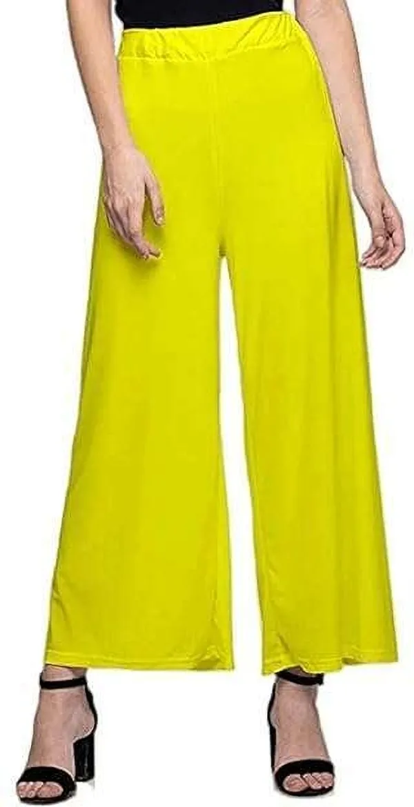 Grey_&_Pink_&_Yellow_Regular_Casual_Lycra_Blend_Trouser_For_Women