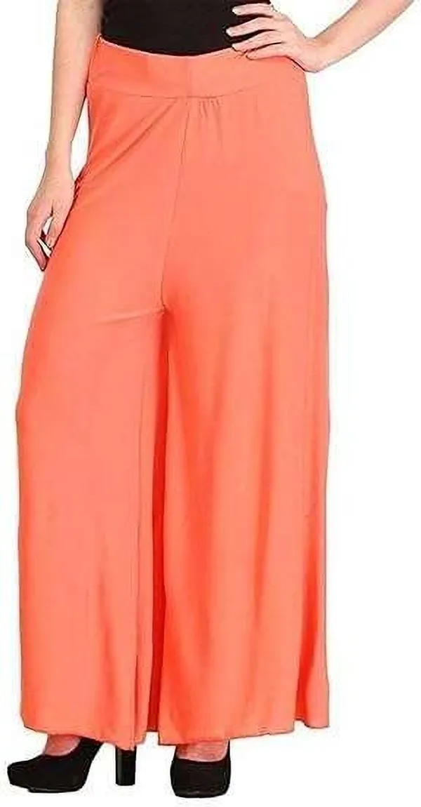 Orange_Regular_Casual_Lycra_Blend_Trouser_For_Women