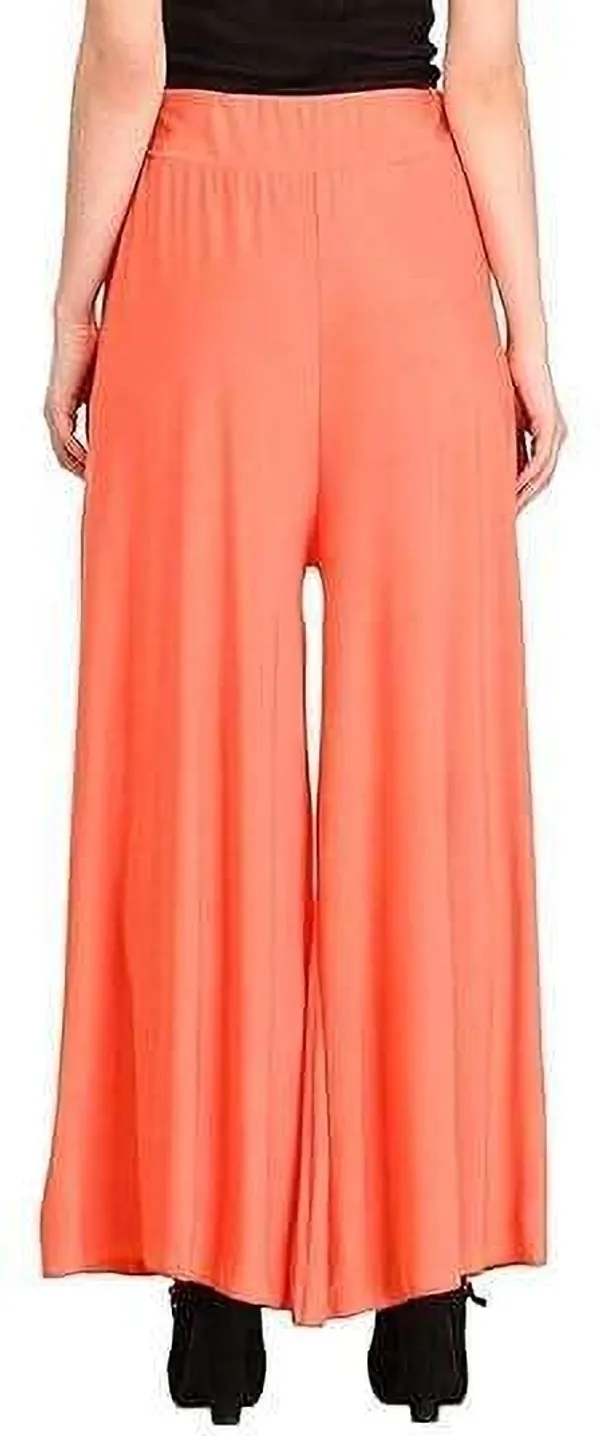 Orange_Regular_Casual_Lycra_Blend_Trouser_For_Women