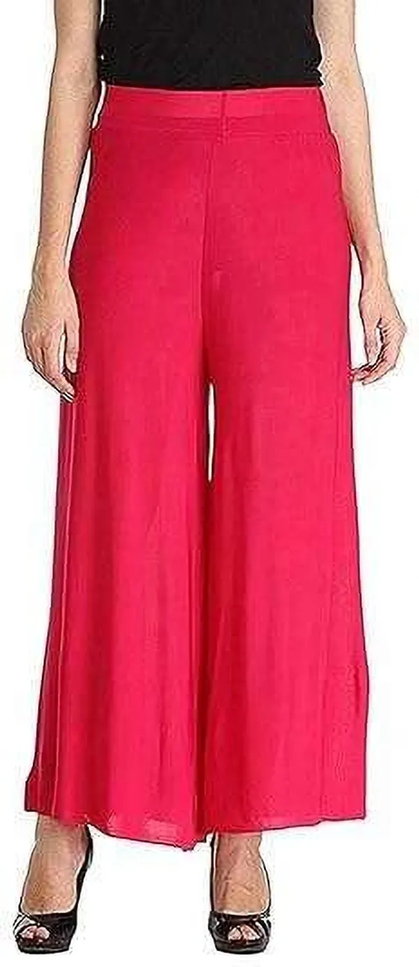 Red_Regular_Casual_Lycra_Blend_Trouser_For_Women