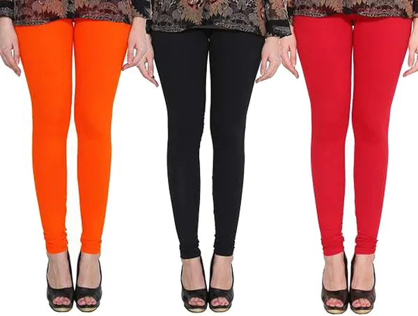 Black_&_Red_&_Orange_Silk_Blend_Solid_Casual_Ethnic_Wear_Leggings_For_Women_(Pack_Of_3)