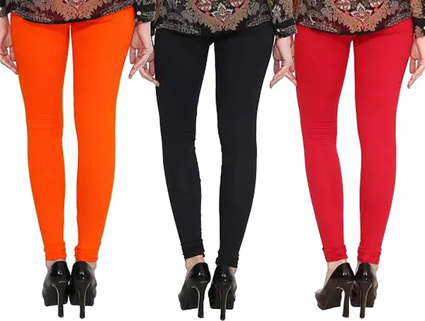 Black_&_Red_&_Orange_Silk_Blend_Solid_Casual_Ethnic_Wear_Leggings_For_Women_(Pack_Of_3)