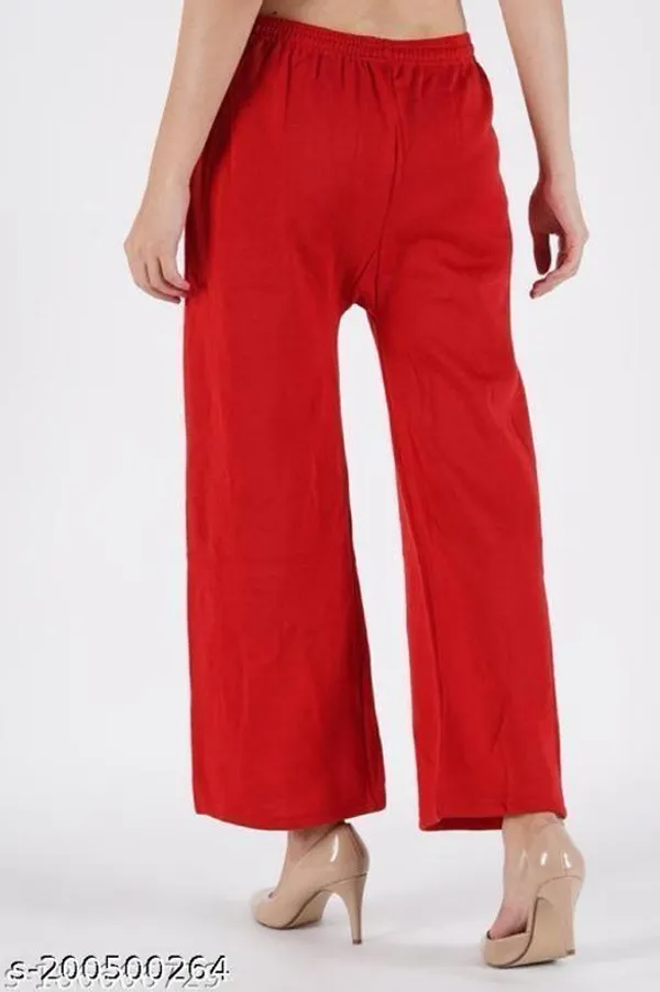 Red_Regular_Casual_Wool_Trouser_For_Women