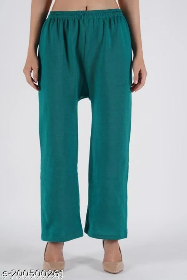 Green_Regular_Casual_Wool_Trouser_For_Women