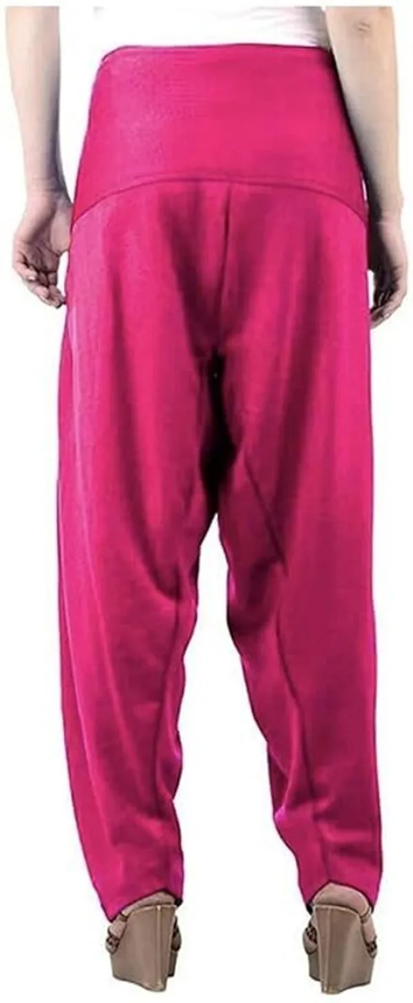 Pink_Regular_Wool_Blend_Solid_Salwar_For_Women