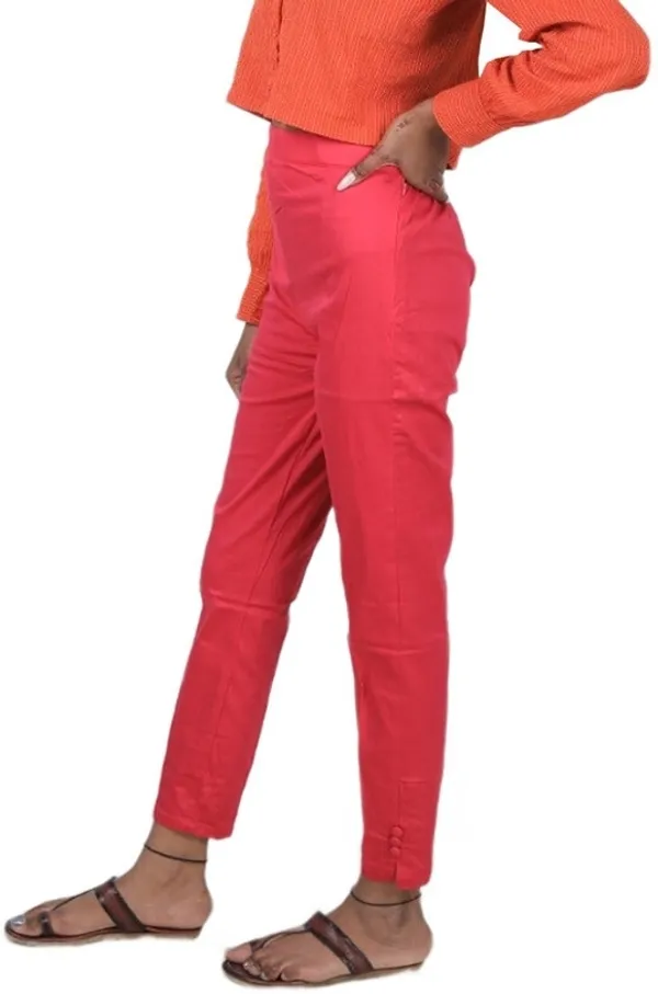 Pink_Regular_Casual_Cotton_Blend_Trouser_For_Women