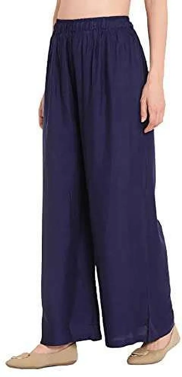 Black_&_Dark_Blue_Regular_Casual_Viscose_Rayon_Trouser_For_Women