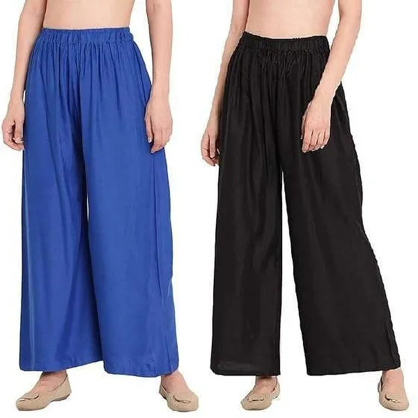 Black_&_Blue_Regular_Casual_Viscose_Rayon_Trouser_For_Women