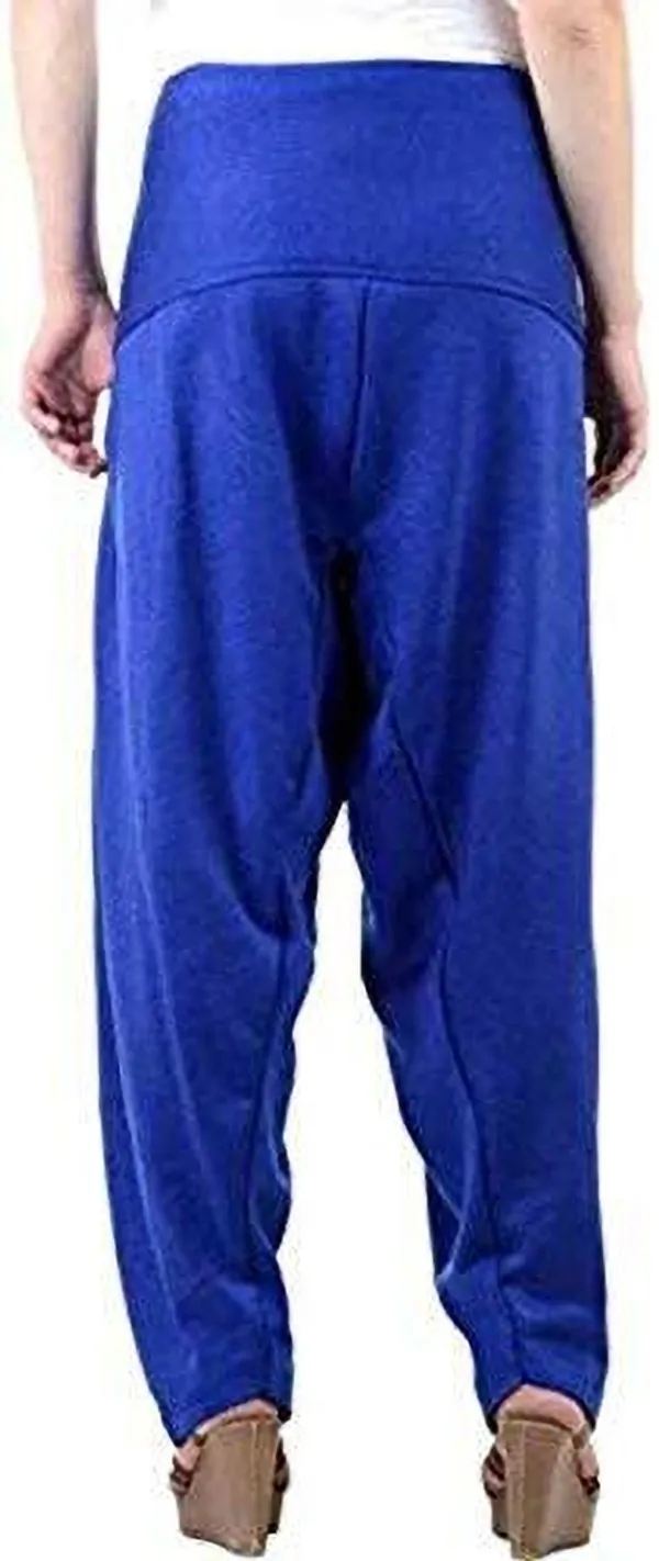 Blue_Regular_Wool_Blend_Solid_Salwar_For_Women