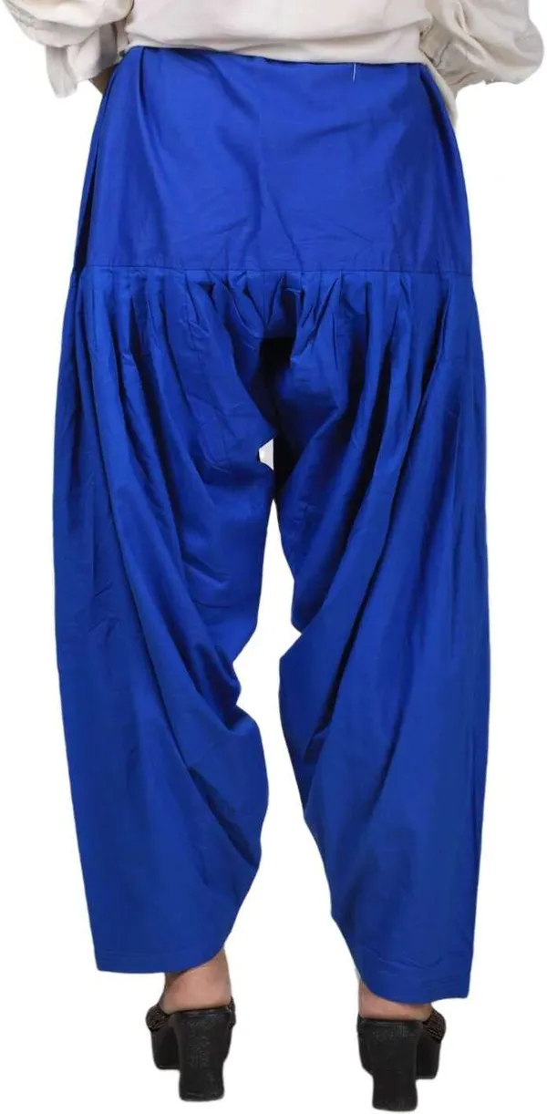 Blue_Regular_Pure_Cotton_Solid_Salwar_For_Women