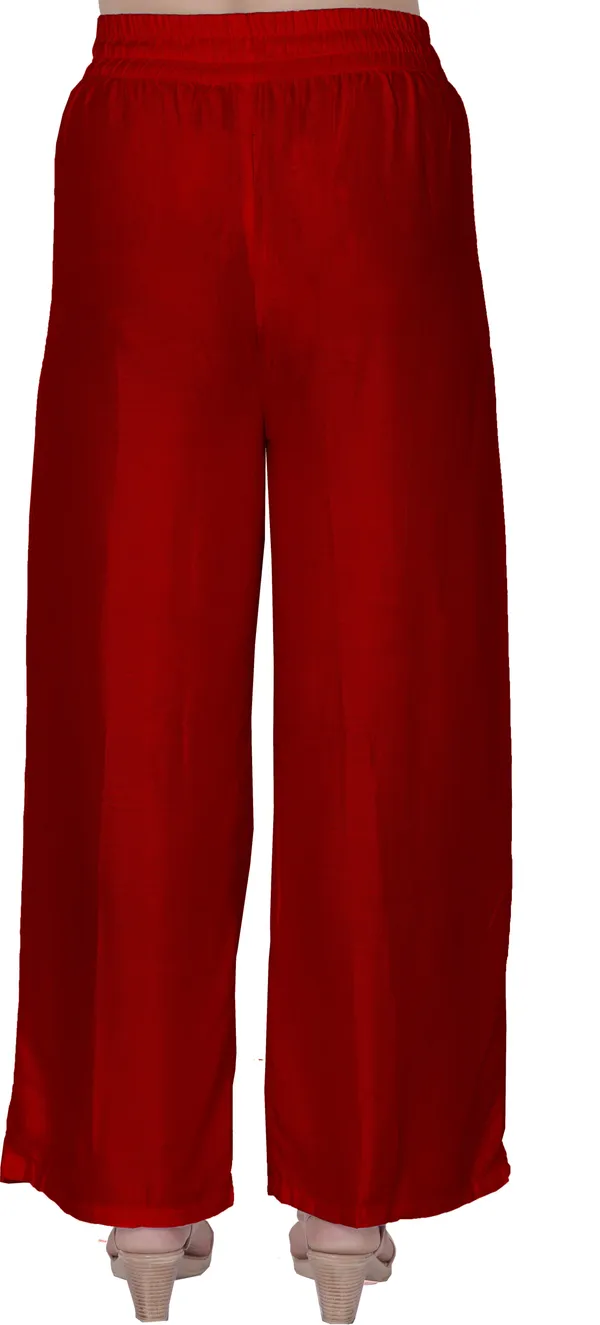 Maroon_Regular_Party_Pure_Cotton_Trouser_For_Women