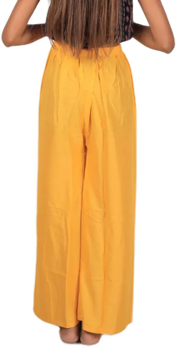 Yellow_Regular_Party_Viscose_Rayon_Trouser_For_Women