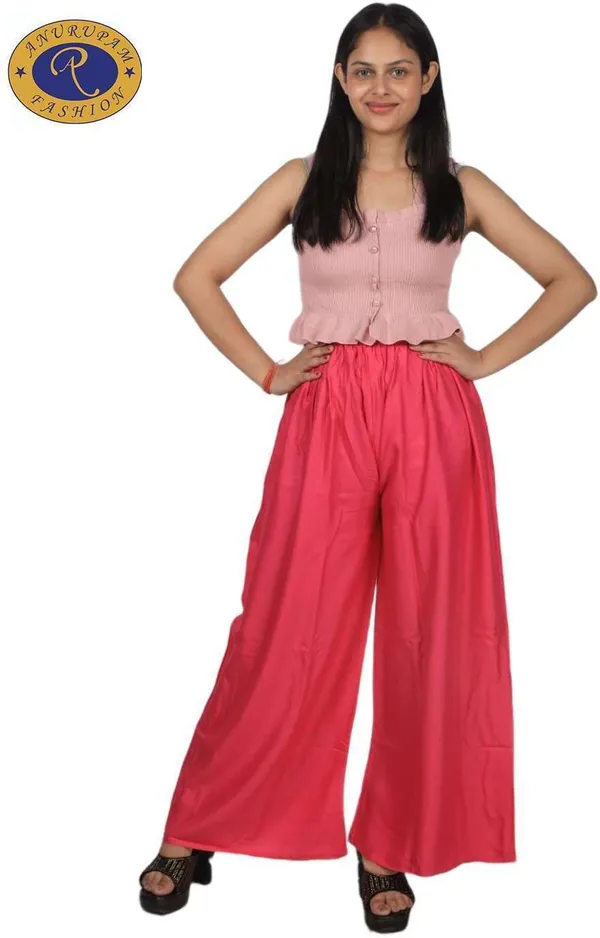 Pink_Regular_Party_Viscose_Rayon_Trouser_For_Women