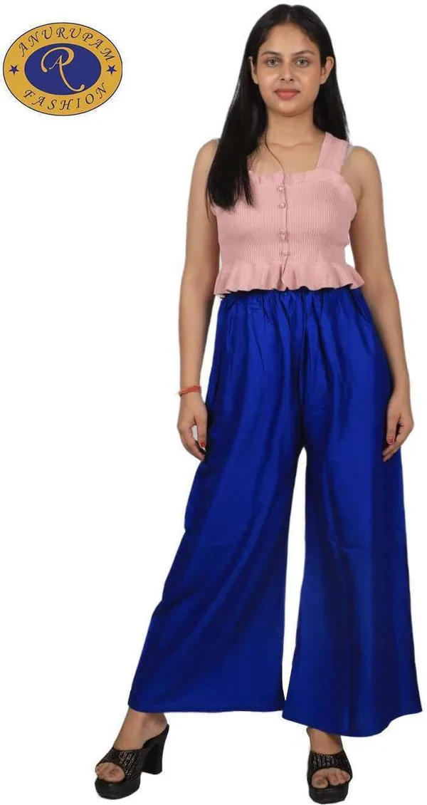 Blue_Regular_Party_Viscose_Rayon_Trouser_For_Women
