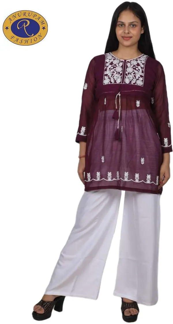 White_Regular_Party_Viscose_Rayon_Trouser_For_Women