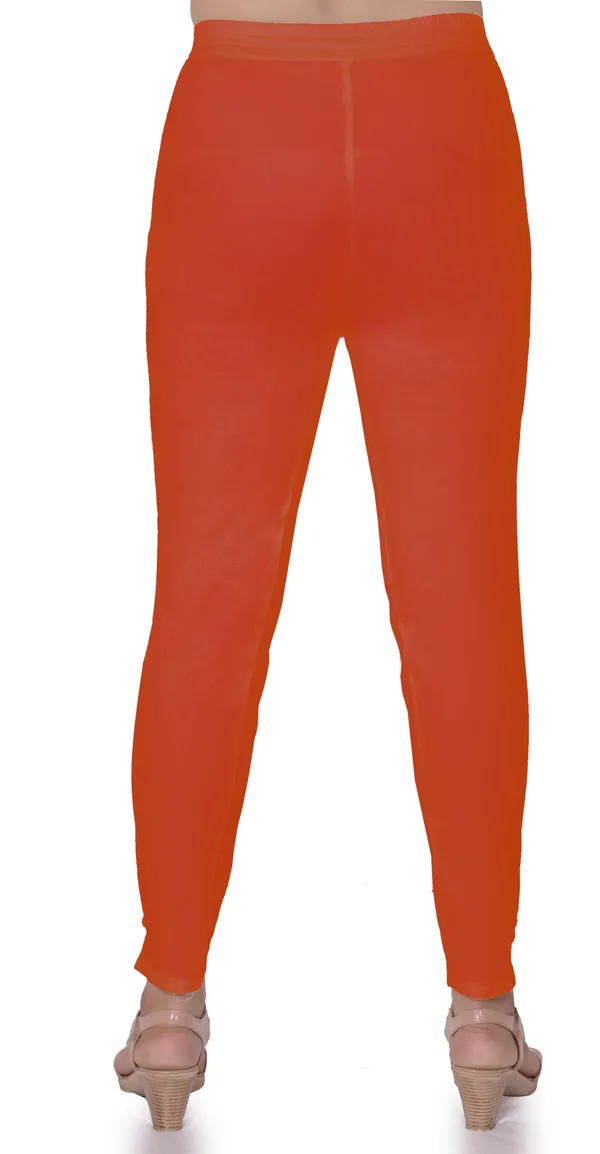 Orange_Regular_Party_Pure_Cotton_Trouser_For_Women