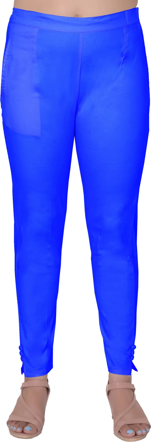 Blue_Regular_Party_Pure_Cotton_Trouser_For_Women