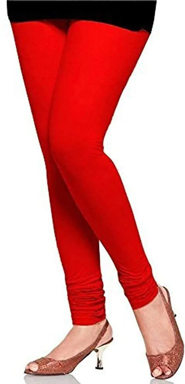 Beige_&_White_&_Red_Silk_Blend_Solid_Casual_Ethnic_Wear_Leggings_For_Women_(Pack_Of_3)