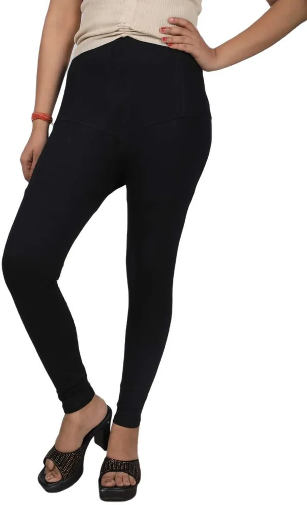 Black_Cotton_Blend_Solid_Casual_Ethnic_Wear_Leggings_For_Women