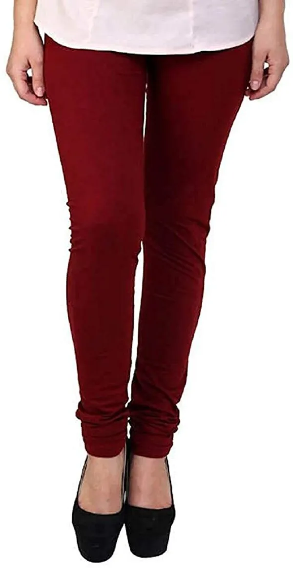 Multicolor_Silk_Blend_Solid_Casual_Ethnic_Wear_Leggings_For_Women_(Pack_Of_3)