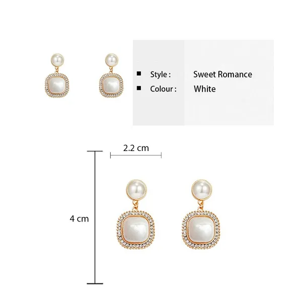 Antique_White_Rectangle_Stud_Earring_For_Women_|_Gold_Plated_Stylish_Crystal_Drop_Earrings