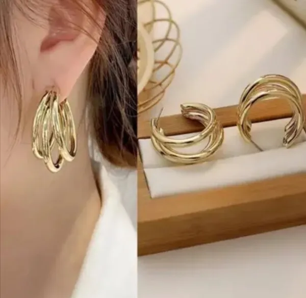 Gold_Plated_Korean_Earring_for_Women_|_Hailey_Hoops_Pinterest_Earrings