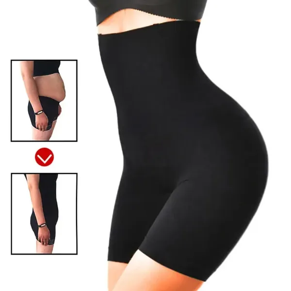 Black_High_Waisted_Shapewear_for_Women_|_Tummy_Tucker_Control_high_Slimming_Body_Shaper