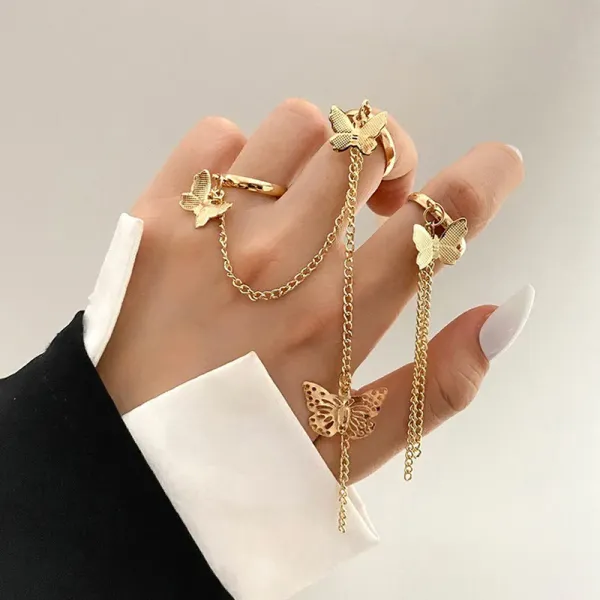 Gold_Plated_Ring_for_Women_|_Green_Stackable_Rings