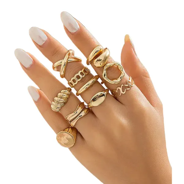 Gold_Plated_Rings_for_Woemn_|_Premium_Stackable_Rings_Set