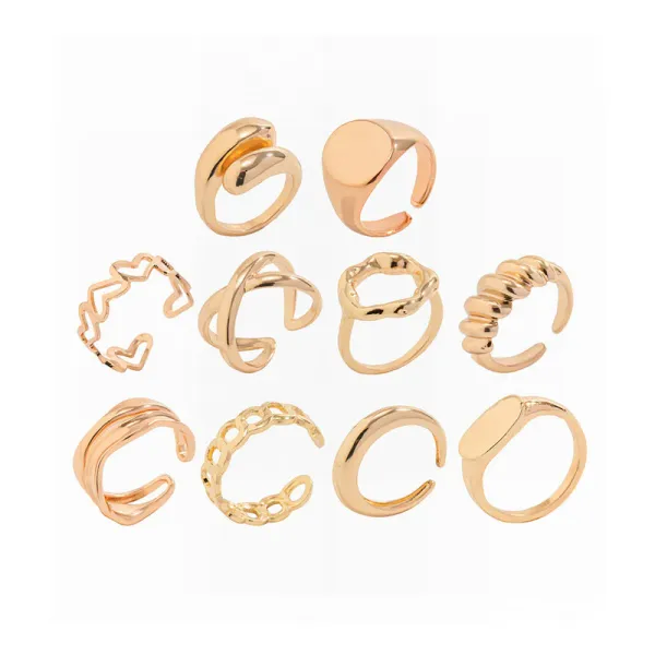 Gold_Plated_Rings_for_Woemn_|_Premium_Stackable_Rings_Set
